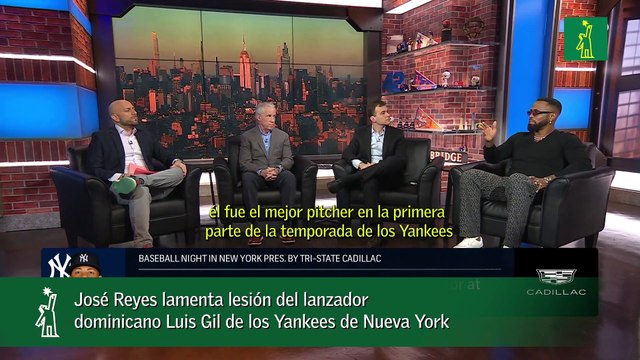 José Reyes lamenta lesión del lanzador dominicano Luis Gil de los Yankees de Nueva York