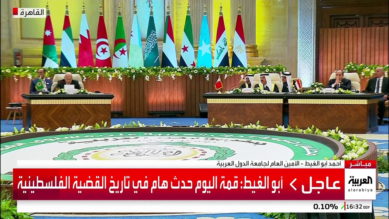 أبو الغيط: قمة اليوم حدث هام في تاريخ القضية ال...