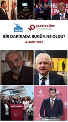 Bir dakikada bugün ne oldu?