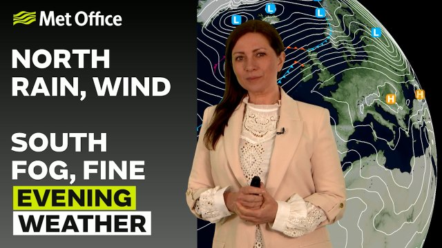 Met Office Evening Weather Forecast 04/05/25 – Windy north, clearer south
