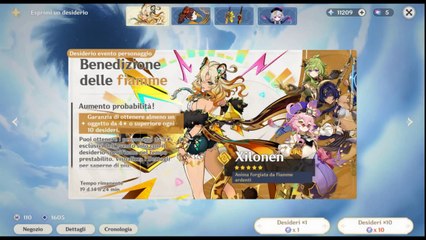 Qualche Pull su Genshin Impact - Banner Xilonen