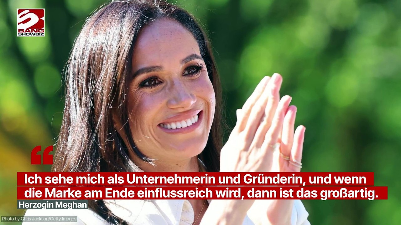 'Sehe mich als Unternehmerin': Herzogin Meghan lehnt Titel 'Influencerin' ab