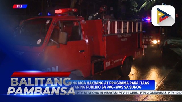 BFP, puspusan ang mga hakbang at programa para itaas ang kamalayan ng publiko sa pag-iwas sa sunog