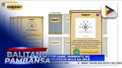 Tabletop game, inimbento ng isang propesor mula UPLB