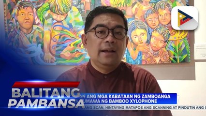 NCCA, tinuruan ang mga kabataan ng Zamboanga City na gumawa ng bamboo xylophone