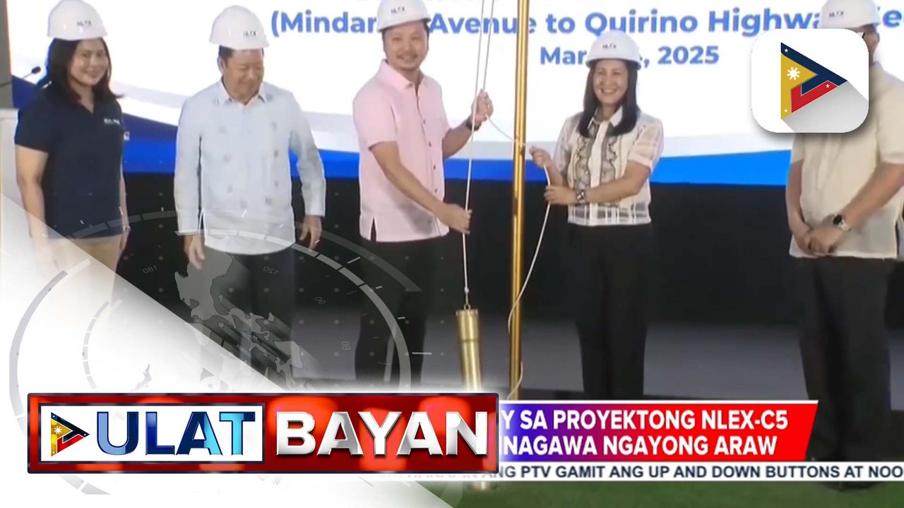 Groundbreaking Ceremony sa  proyektong  NLEX-C5 Northlink Segment 8.2, isinagawa ngayong araw