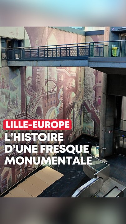 Les secrets de la monumentale fresque de la Gare Lille Europe