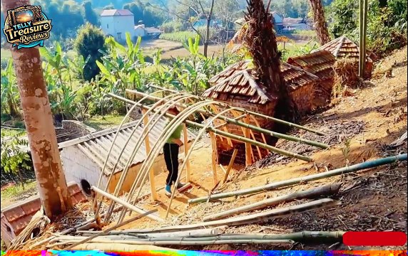 🏕️ Building a Cozy Log Cabin in a Snowy Forest ❄️ | Ultimate Wild Construction Adventure! 🌲