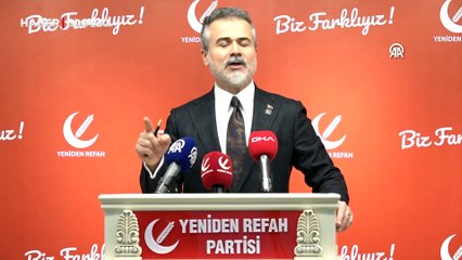 Yeniden Refah Partili Kılıç: "Terörsüz Türkiye'yi elbette ki istiyoruz ama yapılacakları bilmiyoruz"