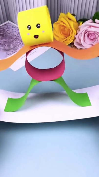 Create a Paper Craft of a Dancing Person!