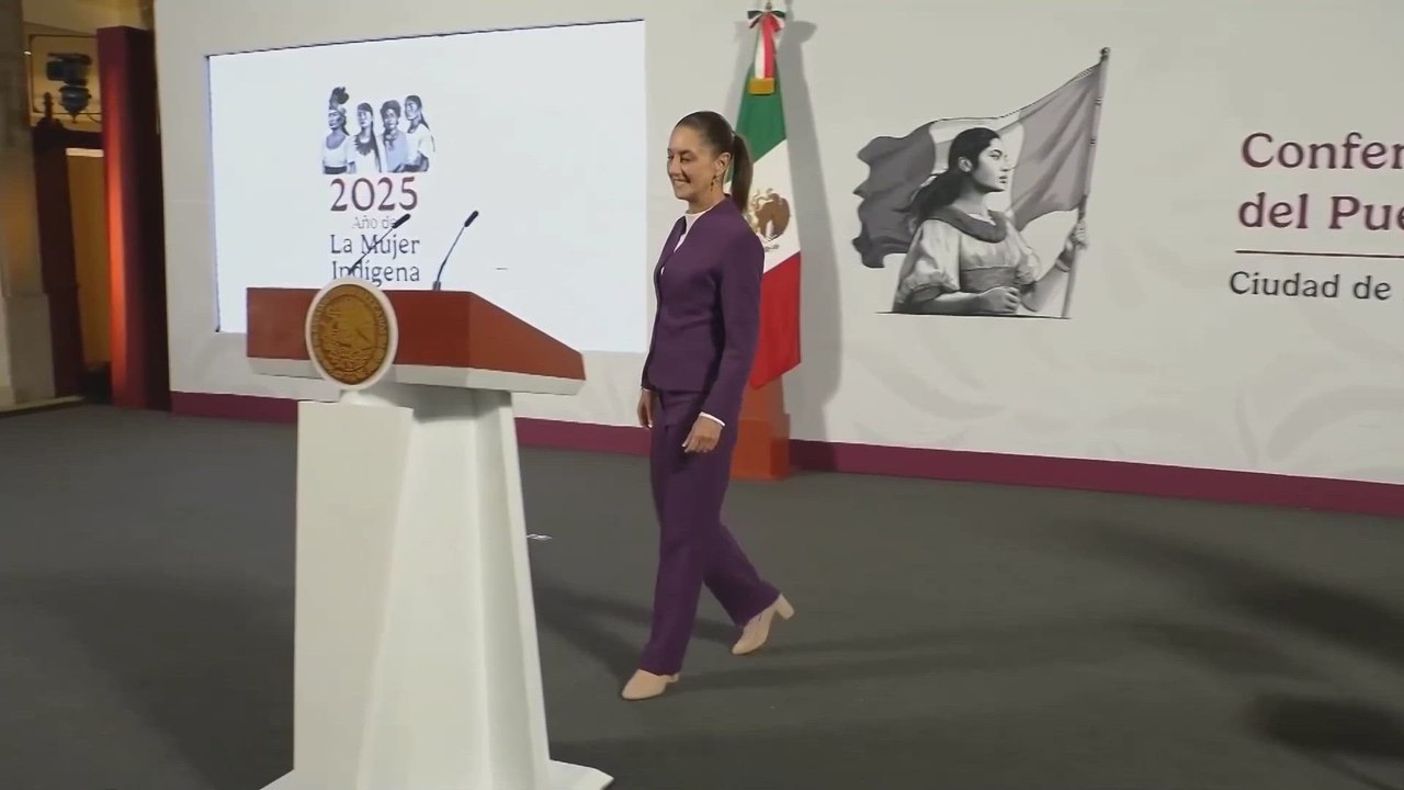 Claudia Sheinbaum condena los aranceles de EE.UU. y promete represalias