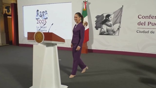 Claudia Sheinbaum condena los aranceles de EE.UU. y promete represalias