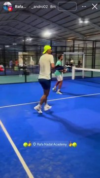 Nadal cambia el tenis por el pádel: ¡Menudo espectáculo!