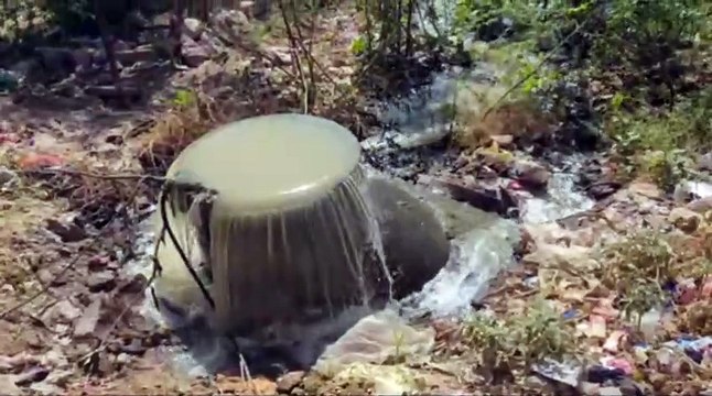 सीवरेज का पानी सीधा प्रतापसागर तालाब में डाल रही नगरपरिषद