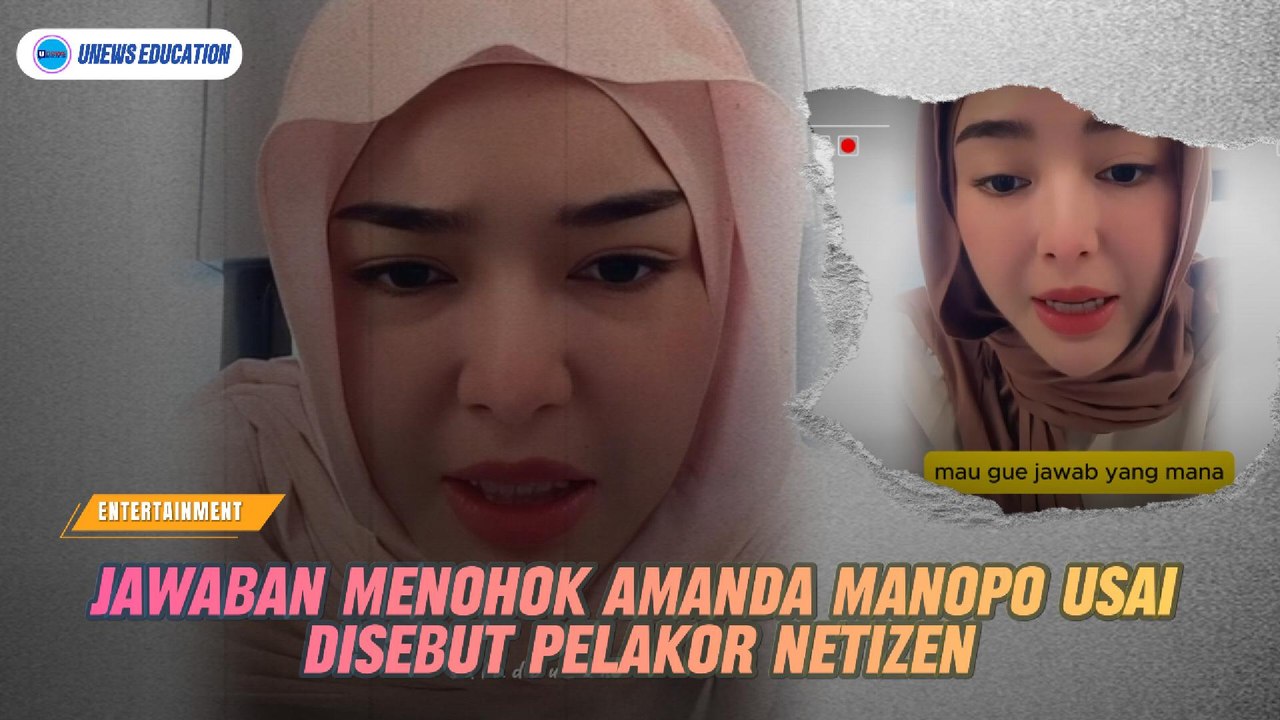 Jawaban menohok Amanda Manopo Usai Disebut Pelakor Netizen