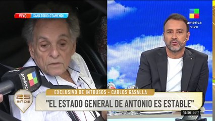 Habló Carlos Gasalla sobre la salud de su hermano: "El estado de Antonio es vulnerable"