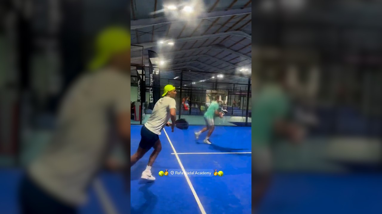 Nadal 'se pasa' al pádel: "Me he divertido mucho..."