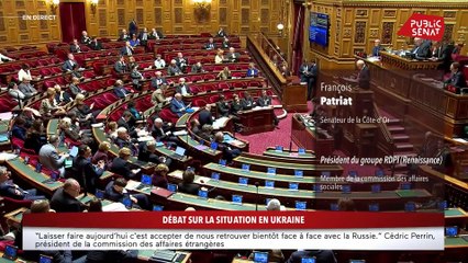 Ukraine : François Patriat appelle l’Europe "à se réarmer urgemment"