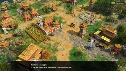 Der Tutorial-Clip zeigt die Eigenheiten der Chinesen in Age of Mythology: Retold - Immortal Pillars