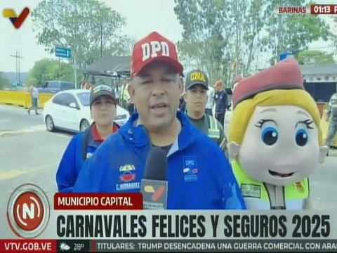 Barinas | Organismos de seguridad garantizan el resguardo de turistas en estos Carnavales 2025