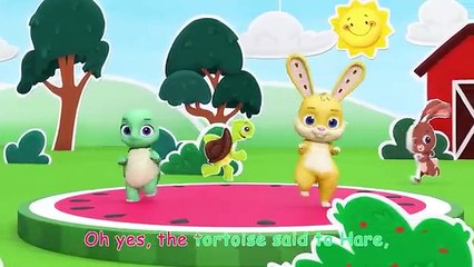 Fast vs Slow Dance Party (Tortoise and the Hare Song)  _ CoComelon Nursery Rhymes & Kids Songs