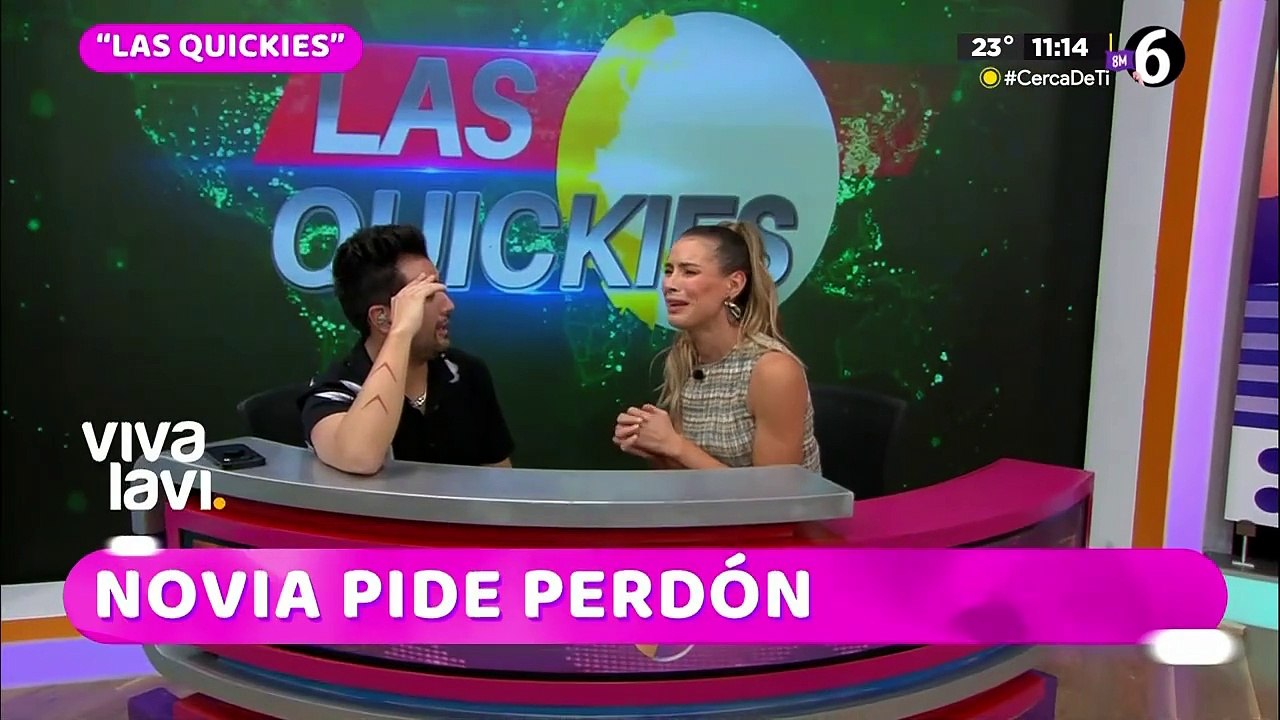 Mujer infiel se arrodilla para pedirle perdón a su novio