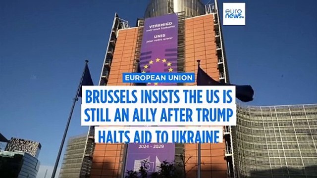 Brussels insists US is still 'an ally' after Trump halts military aid to Ukraine
