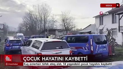 Düzce'de kuş avlarken tüfek ateş aldı, 14 yaşındaki çocuk hayatını kaybetti