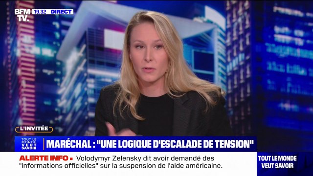 Altercation entre Donald Trump et Volodymyr Zelensky: C'était brutal et humiliant , réagit Marion Maréchal