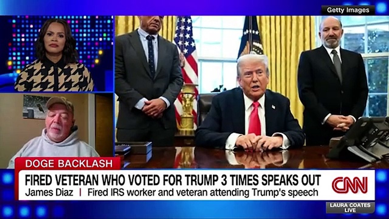 Fired veteran who voted for Trump three times talks to CNN