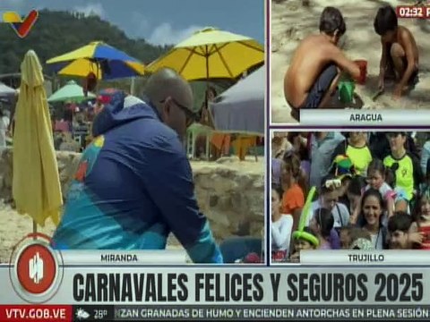 Temporadistas disfrutan de las bellas playas del estado Miranda en estas fiestas de carnavales