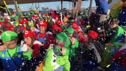 Olbia. Al carnevale trionfa Super Mario del gruppo Euphoria
