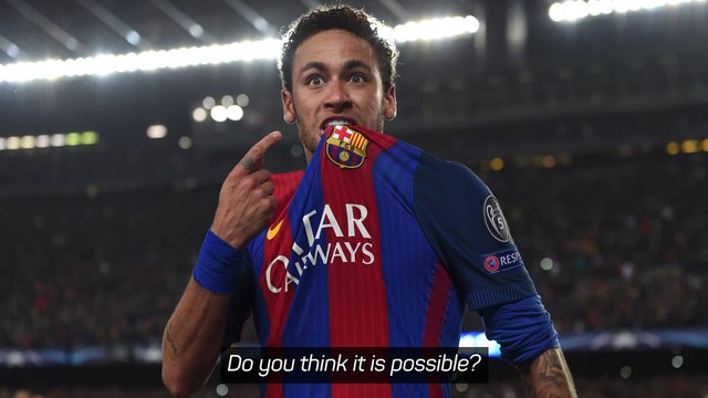 Flick responds to speculation over Neymar's Barcelona return
