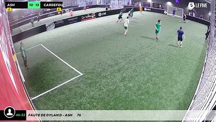 Faute de Dylan D - ASH       76