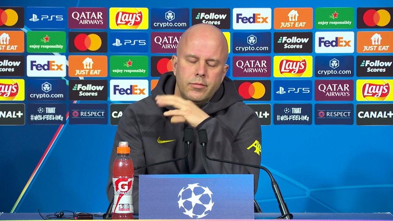 Liverpool's Arne Slot on in-form PSG ahead of Champions League first leg clash