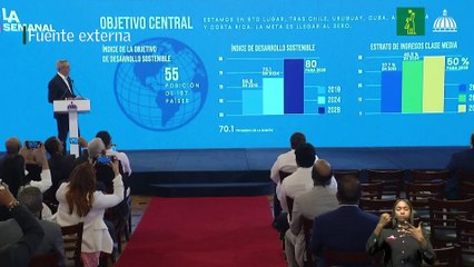 El presidente Abinader asegura que trabajará para fortalecer la clase media