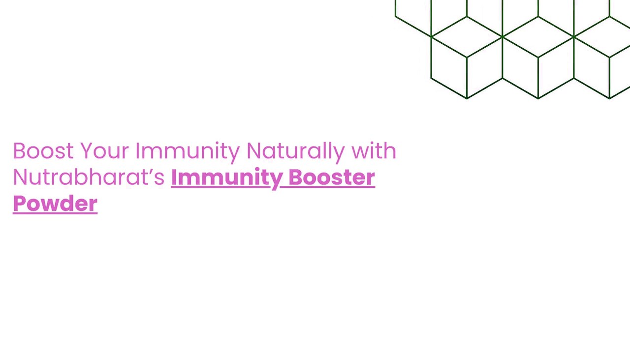 Boost Your Immunity Naturally with Nutrabharat’s Immunity Booster Powder