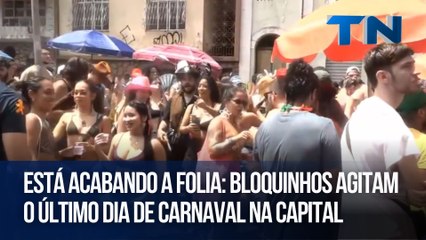 Está acabando a folia: Bloquinhos agitam o último dia de Carnaval na capital
