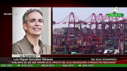 Luis Miguel González habla de qué tamaño es el impacto del alza arancelaria a productos mexicanos