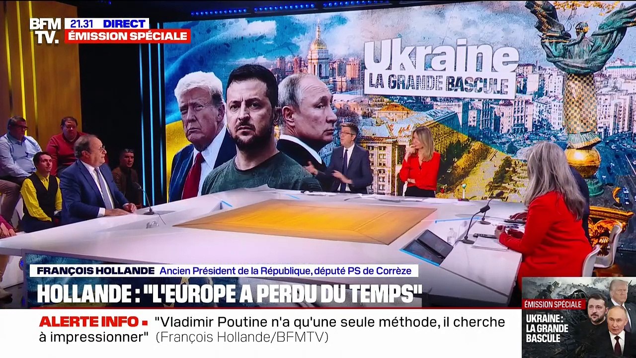 Clash Trump-Zelensky, arme nucléaire, Poutine... L'interview de François Hollande en intégralité