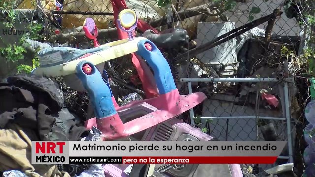 Matrimonio pierde su hogar en un incendio, pero no la esperanza