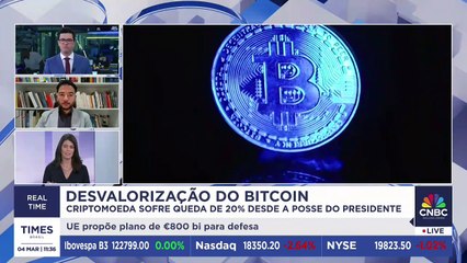 Bitcoin sofre queda de 20% desde a posse de Trump; especialista explica os fatores