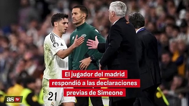 Brahim, a Simeone tras su golazo: “Habla ahora, habla”