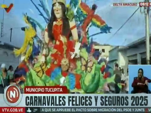 Delta Amacuro | Familias se concentraron en las calles de Tucupita para celebrar los Carnavales 2025