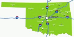 Map of Oklahoma. Peta Oklahoma. Oklahoma Map. Map of Oklahoma State. Peta Negara Bagian Oklahoma. Oklahoma State Map. Map of State of Oklahoma. State of Oklahoma Map.