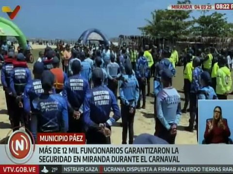 Alcalde Monterola indicó alta afluencia de visitantes y seguridad por despliegue en Carnavales 2025