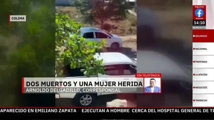 Dos hombres pierden la vida y una menor resulta herida tras ataques armados en Colima