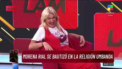 Morena Rial bautismo umbanda