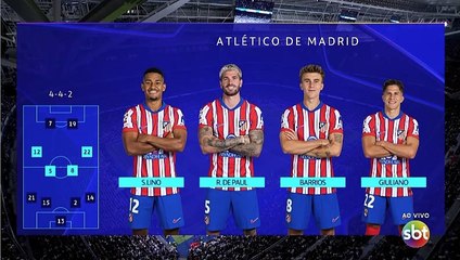 Champions League 2025  Real Madrid x Atlético de Madrid (1/8 finais) com Tiago Leifert (SBT)