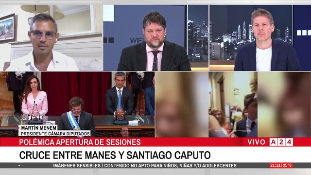 A24.com - 📣 MARTÍN MENEM： ＂NO HUBO AGRESIÓN FÍSICA CONTRA FACUNDO MANES＂ ＂El kirchnerismo est